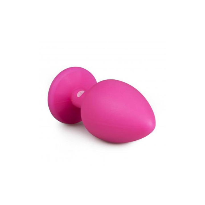 Plug con Diamante Grande - Rosa de Easytoys | VibraZon