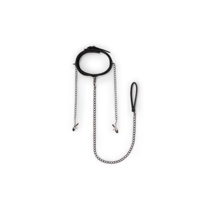 Collar con Pinzas para Pezones de Easytoys | VibraZon