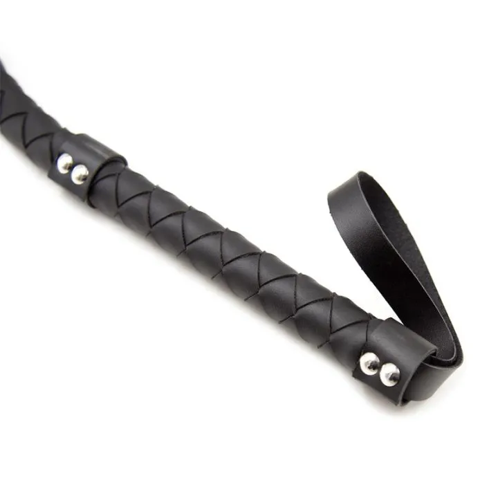 Látigo Largo 85 cm Negro de Latetobed Bdsm Line