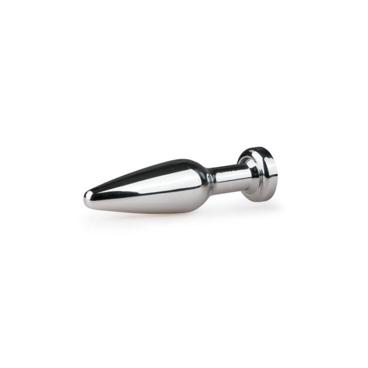 Plug de Aluminio No. 9 - Plata / Transparente de Easytoys | VibraZon