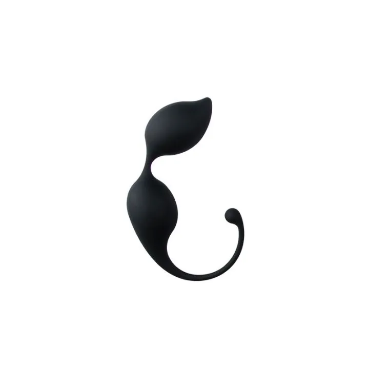 Bolas Vaginales Curvadas Silicona - Negras de Easytoys