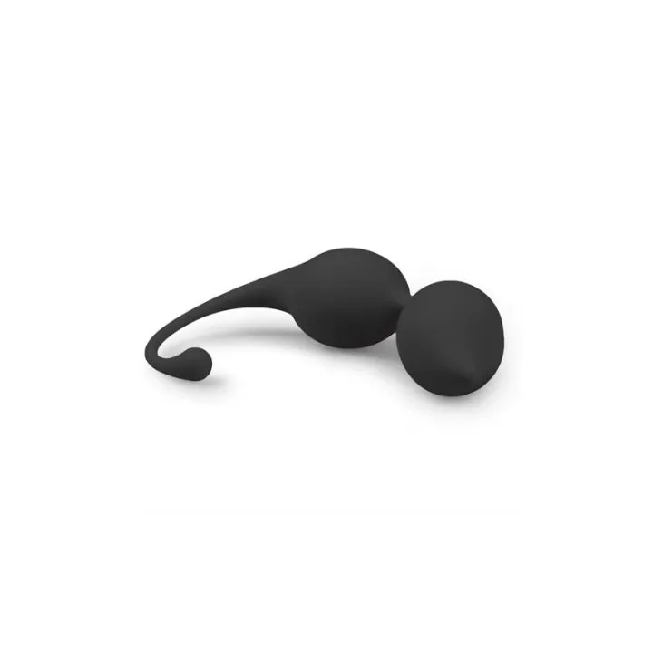 Bolas Vaginales Curvadas Silicona - Negras de Easytoys