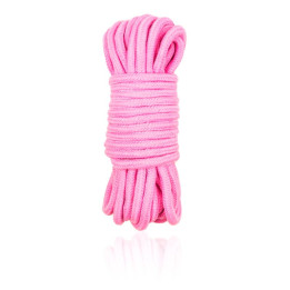 Cuerda de Bondage de Algodón 10 Metros Rosa de Latetobed Bdsm Line | VibraZon