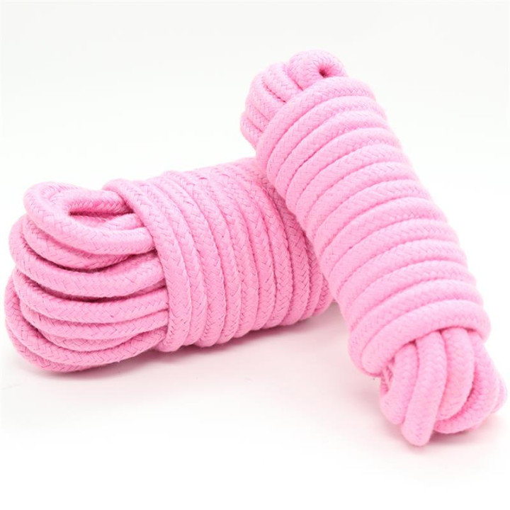 Cuerda de Bondage de Algodón 10 Metros Rosa de Latetobed Bdsm Line | VibraZon