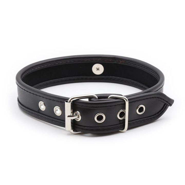 Collar con Aro Negro de Latetobed Bdsm Line | VibraZon