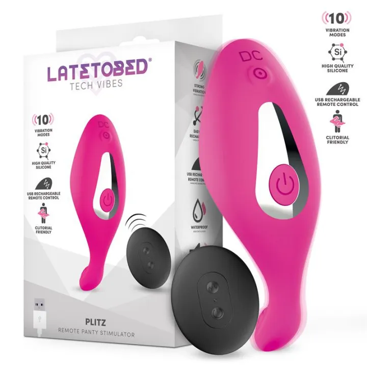 Plitz Estimulador de Braguita con Control Remoto USB de Latetobed