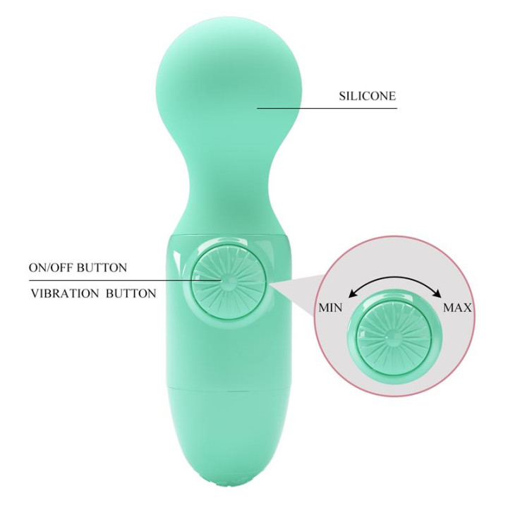 Mini Masajeador Little Cute Verde de Prettylove | VibraZon