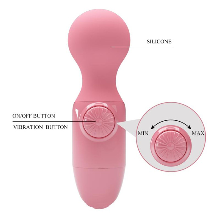 Mini Masajeador Little Cute Rosa de Prettylove | VibraZon
