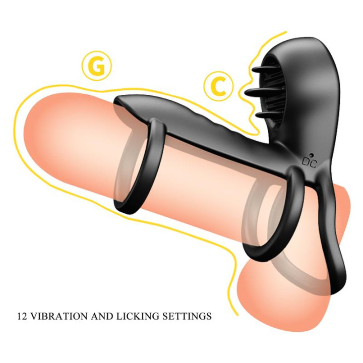 Jammy Anillo Triple con Vibración USB de Prettylove | VibraZon