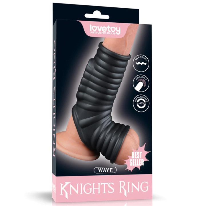 Anillo Vibrador para Pene y Escroto Wave Knights de Lovetoy | VibraZon