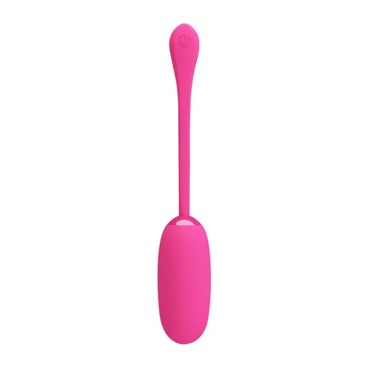 Huevo Vibrador Julius USB Silicona Rosa de Prettylove