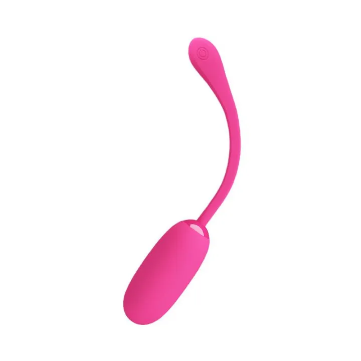Huevo Vibrador Julius USB Silicona Rosa de Prettylove