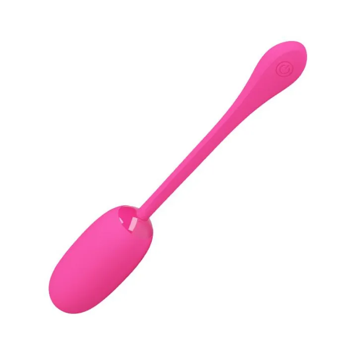 Huevo Vibrador Julius USB Silicona Rosa de Prettylove