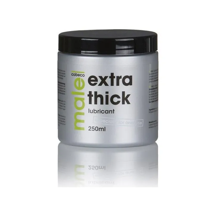Male Lubricante Base Agua Extra Thick 250 ml de Cobeco Pharma
