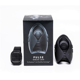 Masturbador Masculino Pulse Solo Lux Negro de Hot Octopuss | VibraZon