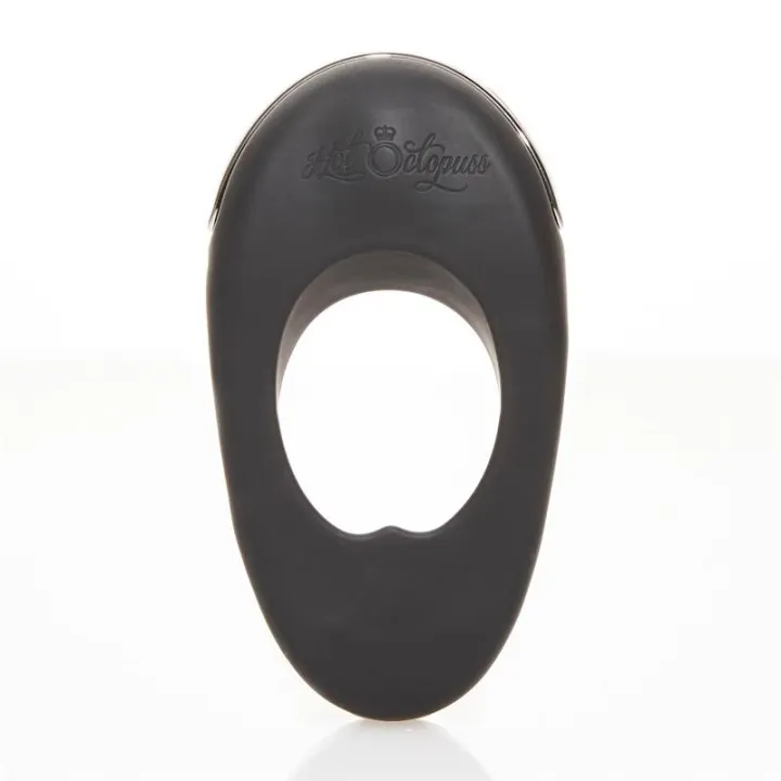 Anillo Vibrador Atom Plus Estimulación Perianal Negro de Hot Octopuss