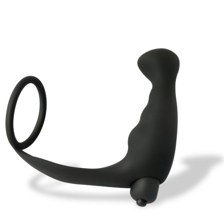 Iuterp Plug Anal con Vibración y Anillo para el Pene de Afterdark | VibraZon
