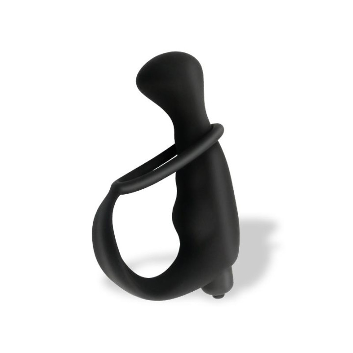 Iuterp Plug Anal con Vibración y Anillo para el Pene de Afterdark | VibraZon