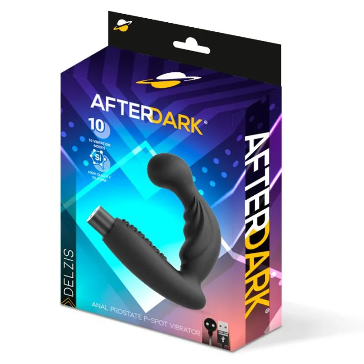 Delzis Vibrador Prostático para el Punto P de Afterdark