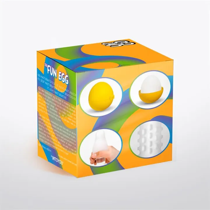 Grovy Huevo Masturbador Elástico Amarillo de Up&Go