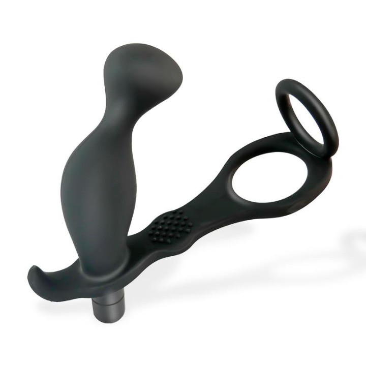 Larimar Plug Anal con Vibración y Anillo para Pene y Testículos de Afterdark | VibraZon