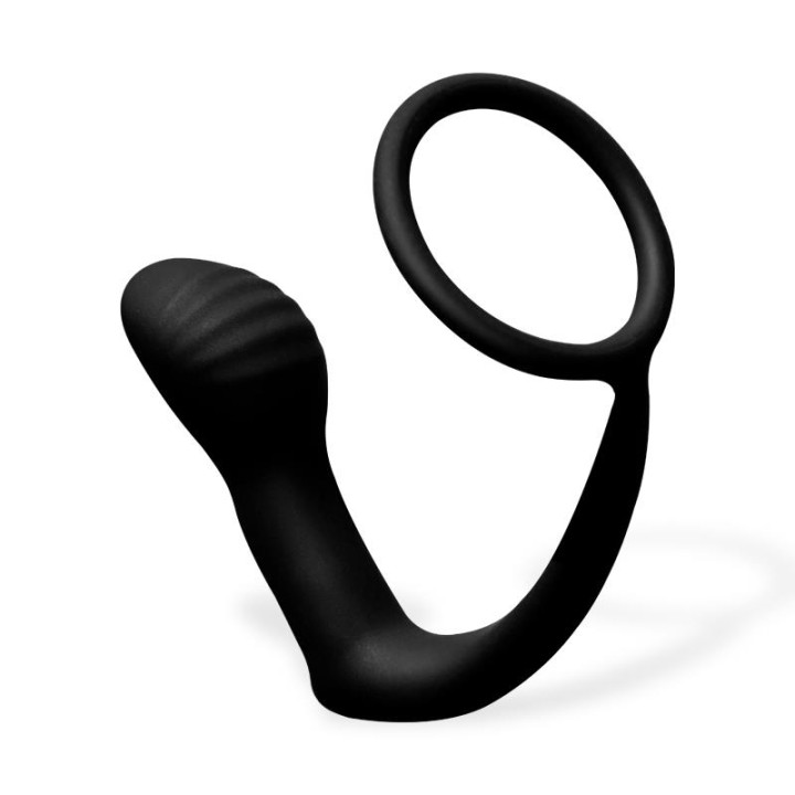 Carnelian Plug Anal con Vibración y Anillo para el Pene de Afterdark | VibraZon