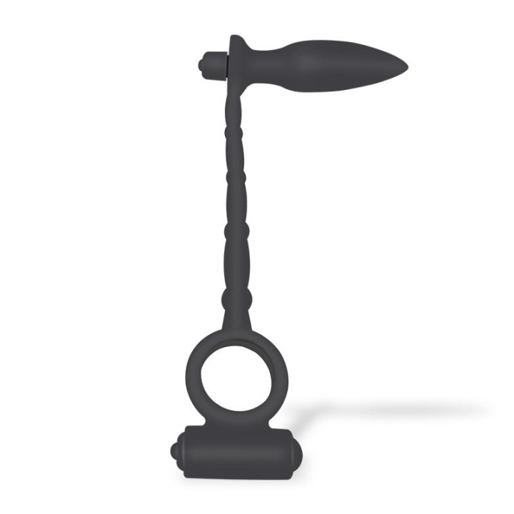 Sugilite Plug Anal con Vibración y Anillo para el Pene con Vibración de Afterdark | VibraZon