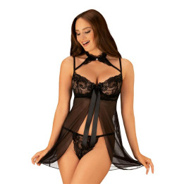 Elizenes Babydoll y Tanga S/M de Obsessive | VibraZon