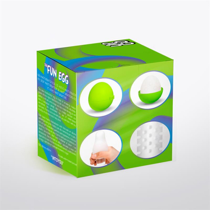 Bumpy Huevo Masturbador Elástico Verde de Up&Go | VibraZon