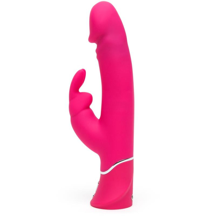 Vibrador Realistic Dual Density Rabbit Rosa de Happy Rabbit | VibraZon