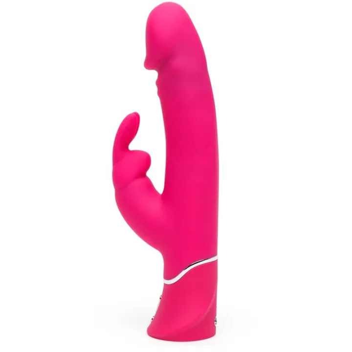 Vibrador Realistic Dual Density Rabbit Rosa de Happy Rabbit