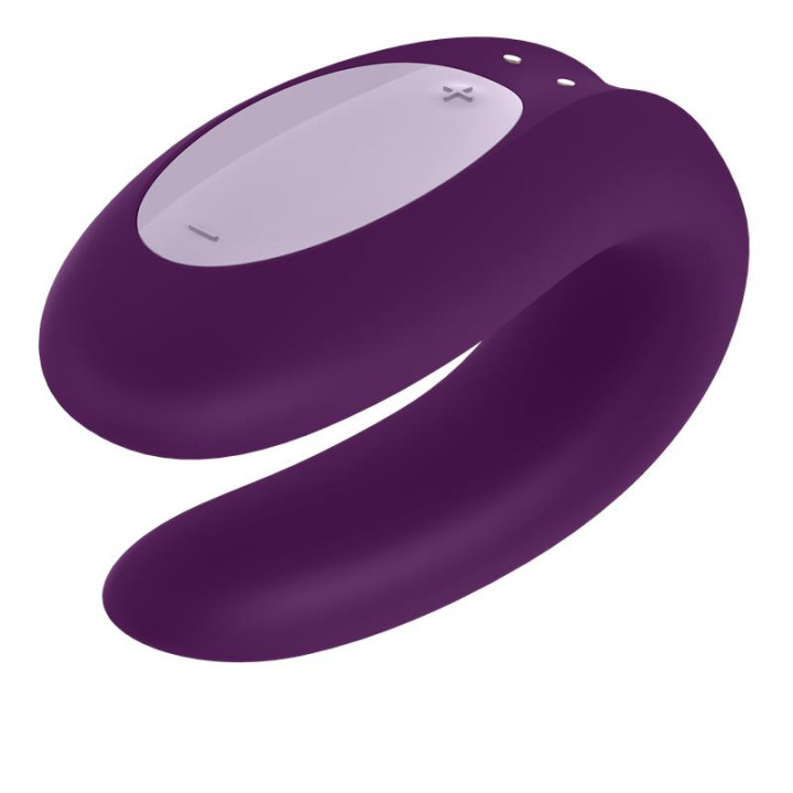Vibrador para Parejas con APP Double Joy Violeta de Satisfyer | VibraZon