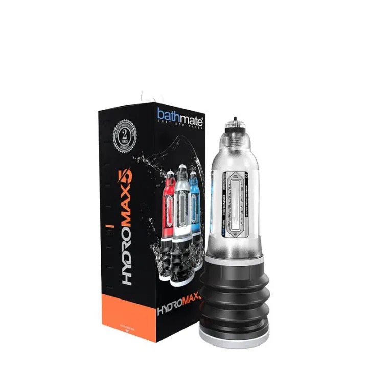 Bomba para el Pene Hydromax5 Transparente de Bathmate
