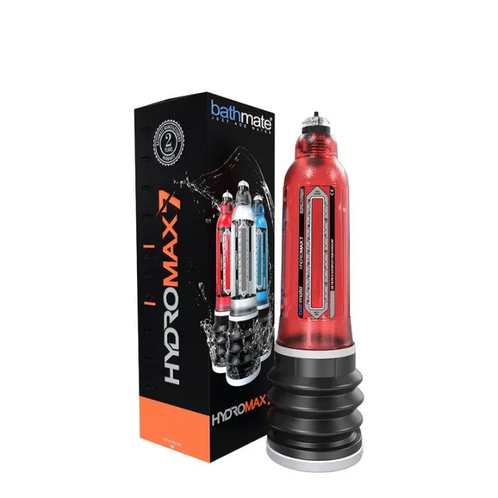 Bomba para el Pene Hydromax7 Rojo de Bathmate