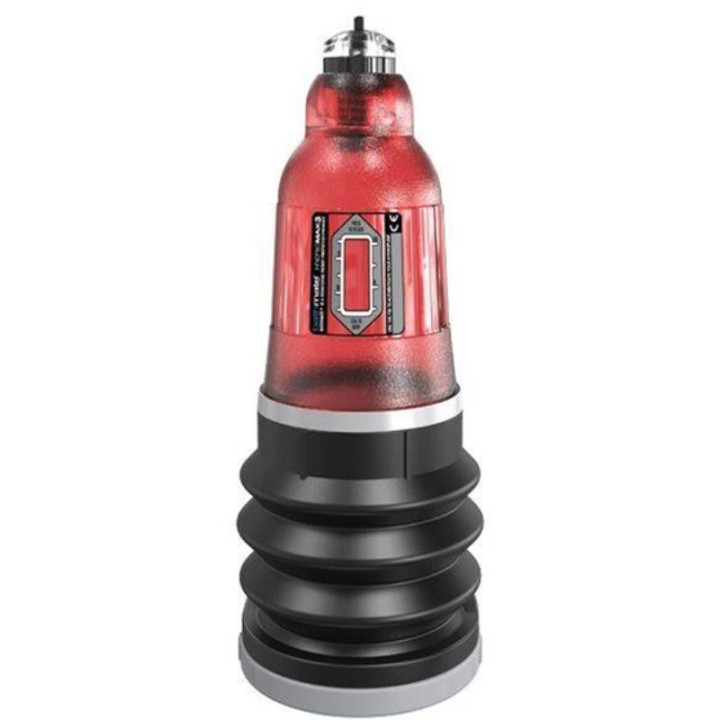 Bomba para el Pene Hydromax3 Rojo de Bathmate | VibraZon