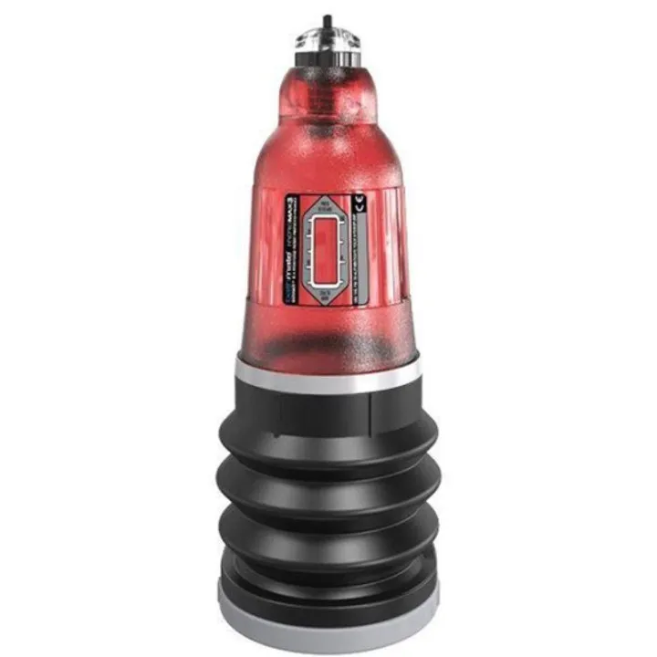 Bomba para el Pene Hydromax3 Rojo de Bathmate