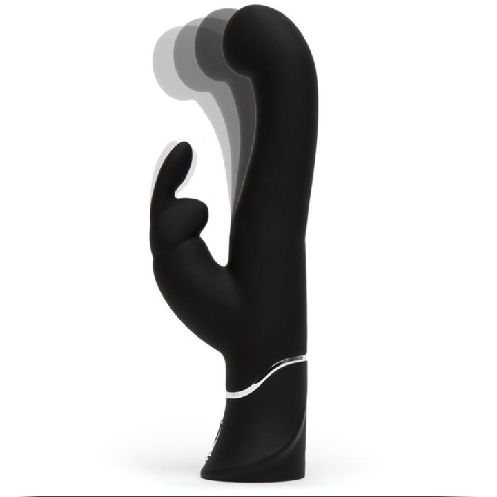 Vibrador G-Spot Stroker Rabbit Negro de Happy Rabbit | VibraZon