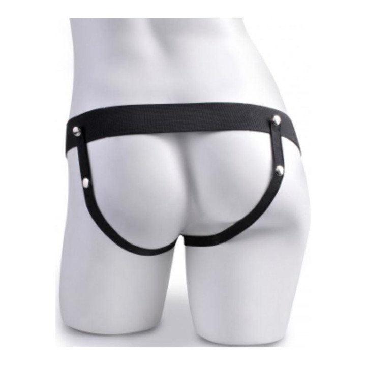 Arnes Elastico con Dildo Hueco 7 10 Funciones Control Remoto USB de Fetish Fantasy Series | VibraZon