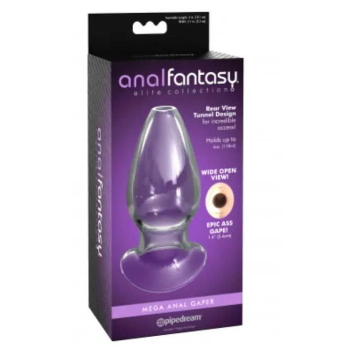 Plug Anal Mega Anal Gaper Transparente de Anal Fantasy Collect.
