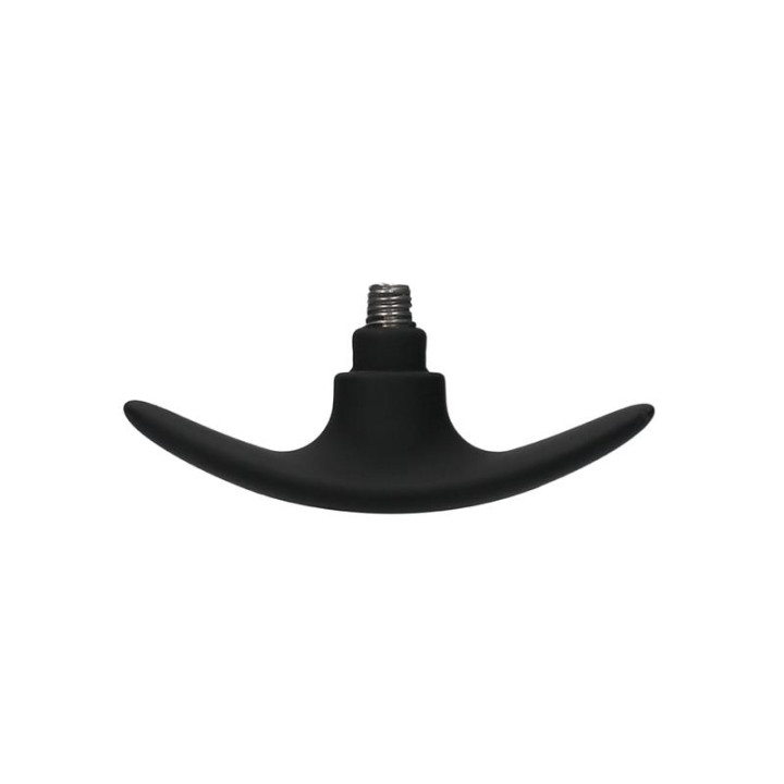 Set Plug Anal y Ventosa Putiaguda Grande Negro de Ouch! | VibraZon