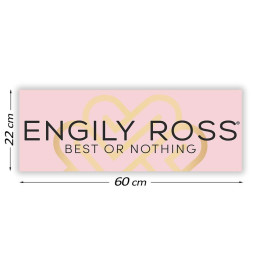 Cartel Promocional Engily Ross 60 cm x 22 cm | VibraZon
