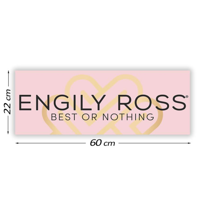 Cartel Promocional Engily Ross 60 cm x 22 cm | VibraZon
