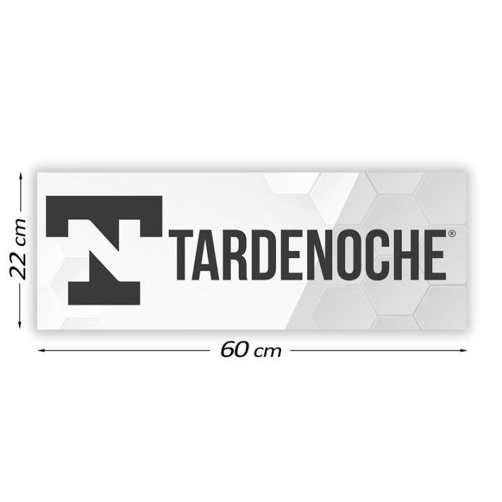 Cartel Promocional Tardenoche 60 cm x 22 cm | VibraZon