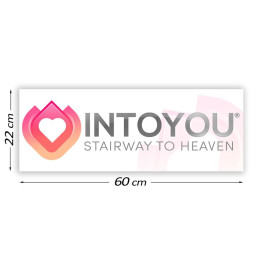 Cartel Promocional Intoyou 60 cm x 22 cm | VibraZon