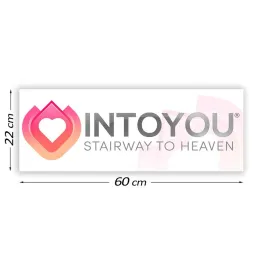 Cartel Promocional Intoyou 60 cm x 22 cm