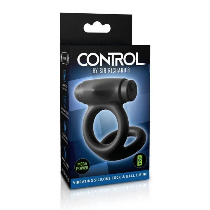 Anillo Vibrador Silicona Recargable Control Vibrating de Sir Richards
