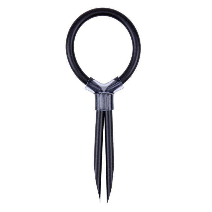 Anillo para el Pene Ajustable Stud Silicona Negro de Chisa | VibraZon