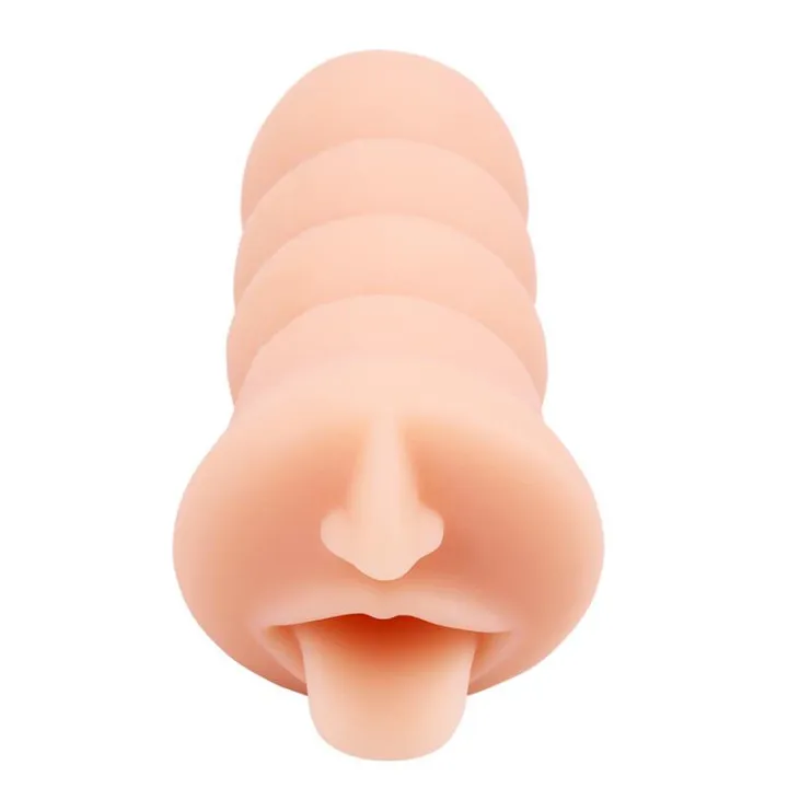 Masturbador Abby Sensual T-Skin 15 cm Natural de Chisa