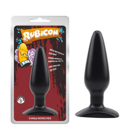 Plug Anal Rubicon 13.5 x 4.5 cm Negro de Chisa | VibraZon