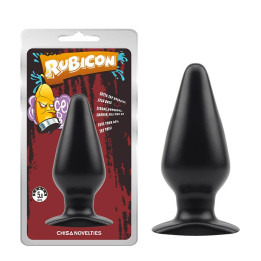 Plug Anal Rubicon 15 x 5.7 cm Negro de Chisa | VibraZon